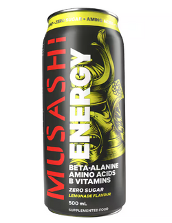 Musashi Energy Drink Lemonade 500ml