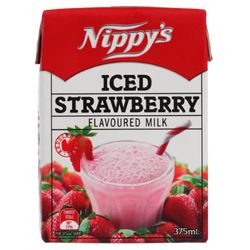 Milk Iced Strawberry Flavoured Nippys 375ml