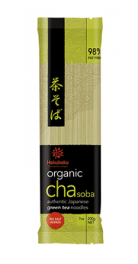 Noodle Hakubaku Green Tea Cha Soba Organic 270g