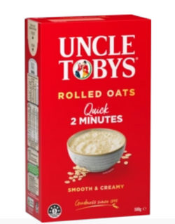 Cereal Uncle Tobys Rolled Oaties 500g