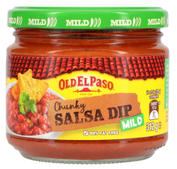 Sauce Salsa Chunky Dip Mild Old El Paso 312g