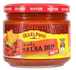 Sauce Salsa Chunky Dip Hot Old El Paso 312g