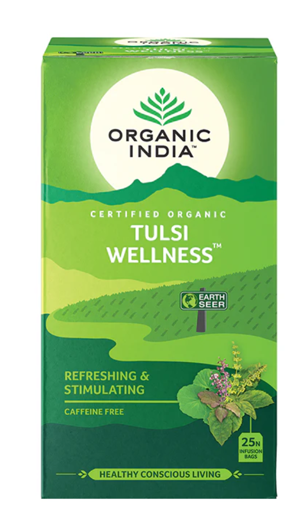 Tea Organic India Tulsi Wellness 25s