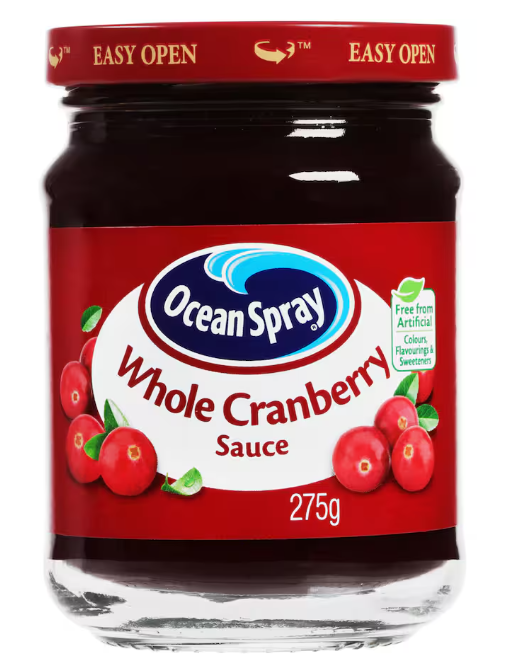 Sauce Cranberry Whole Berry Ocean Spray 275g