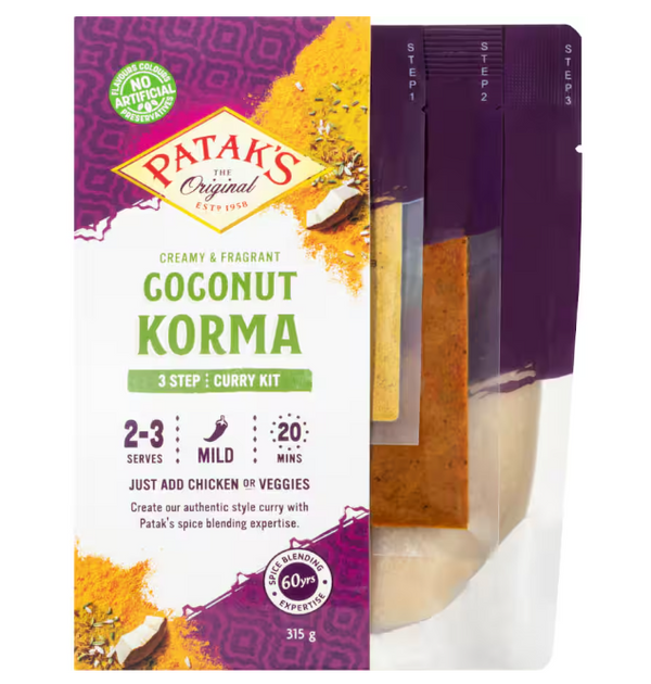 Curry Kit Coconut Korma Pataks 315g