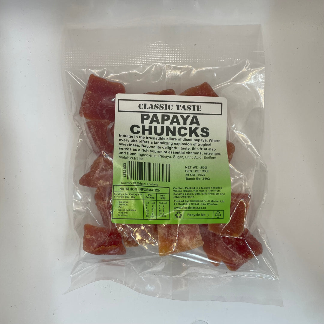 Papaya Chunks Classic Taste 150g