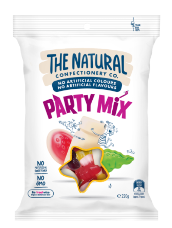 Candy Party Mix Natural Confectionary Company 220g