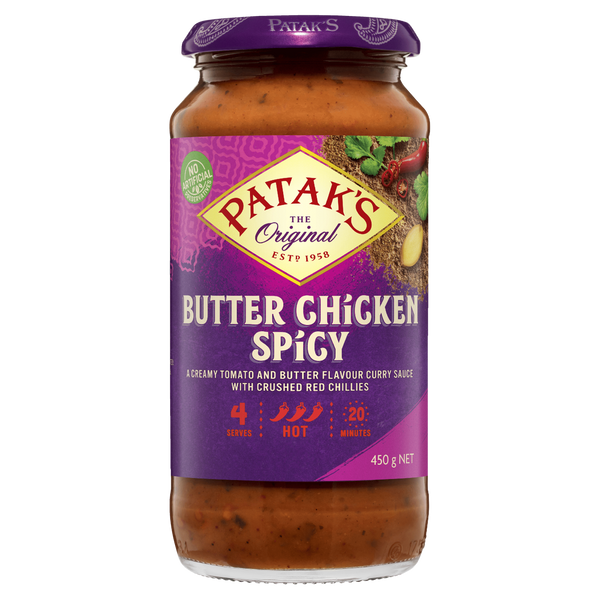 Sauce Butter Chicken Spicy Pataks 450g