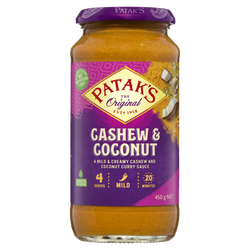 Sauce Cashew and Coconut Curry Pataks 450g