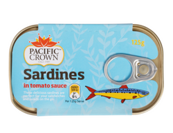 Sardines Pacific Crown In Tomato Sauce 125g