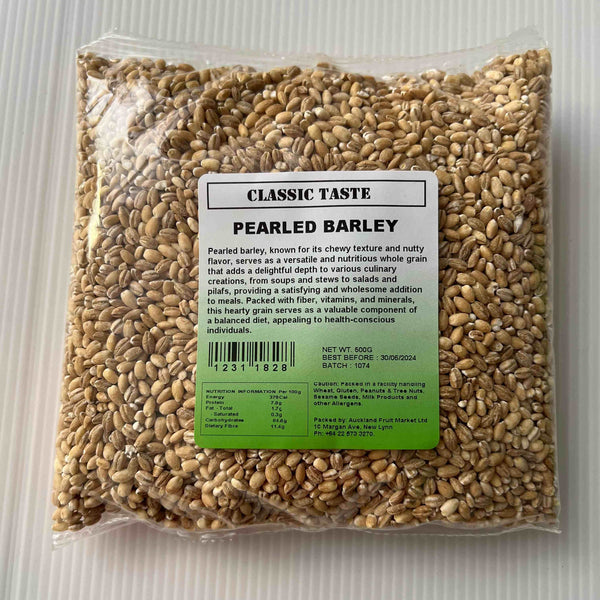 Pearled Barley 500g