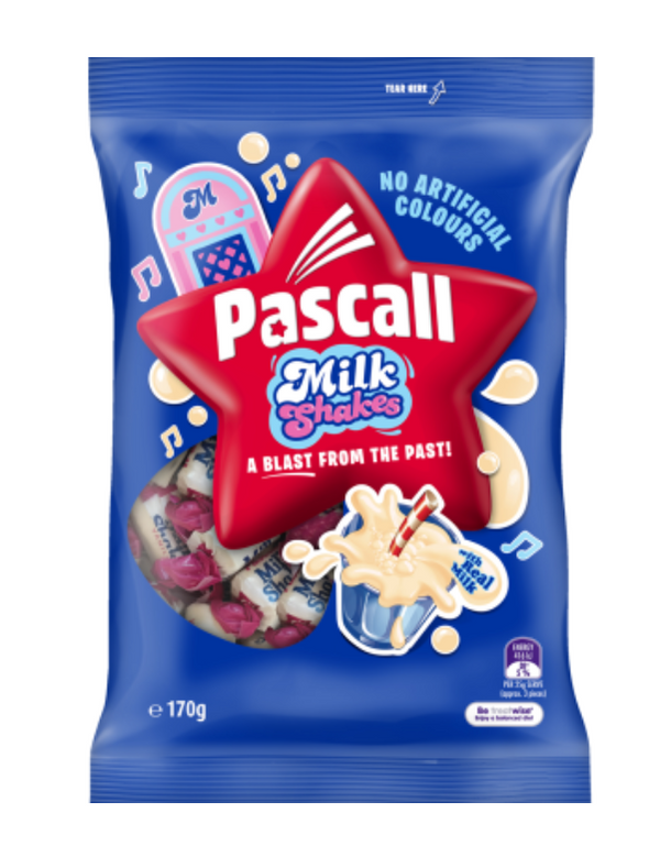 Candy Pascall Milk Shakes 170g