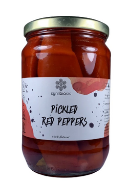 Peppers Pickled Red Symbiosis 680g