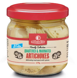 Artichokes Marinated Hearts Sandhurst 170g