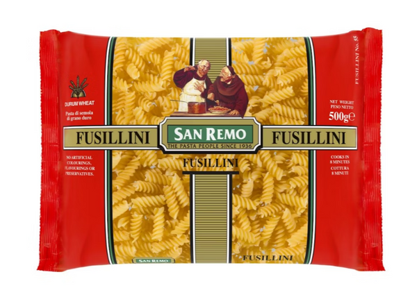 Pasta Fusillini San Remo 500g