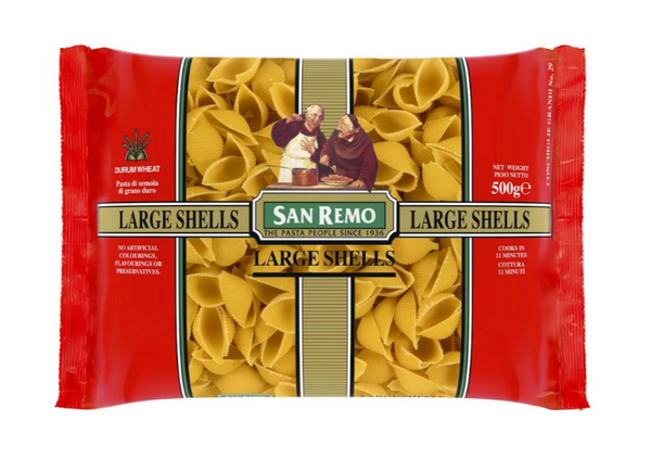 Pasta Large Shells San Remo 500g