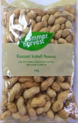 Peanuts Dry Roasted In Shell Summer Harvest 340g