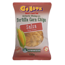 Chips Salsa Tortilla Corn Go Nuts 150g