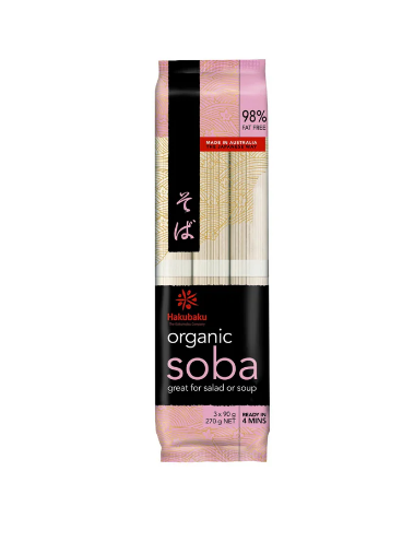 Noodle Hakubaku Soba Organic 270g