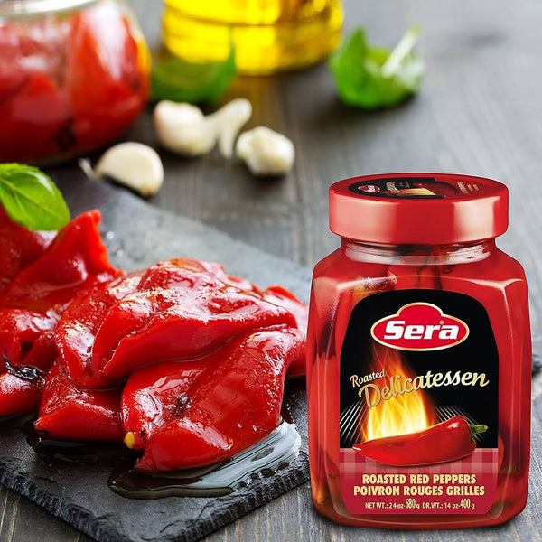 Peppers Roasted Delicatessen Red Sera 400g