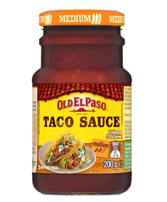 Sauce Taco Sauce Medium Old El Paso 200g