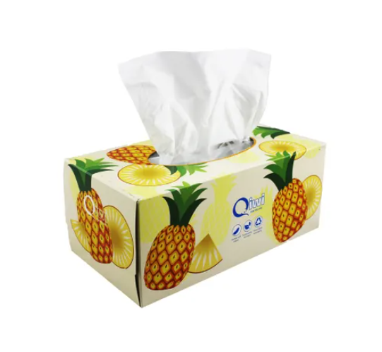 Tissues QIWI FACIAL 150S Yellow