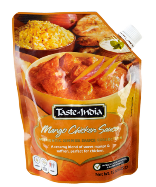 Sauce Indian Mango Chicken Simmer Taste Of India 425g