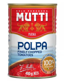 Tomatoes Chopped Finely Mutti 400g