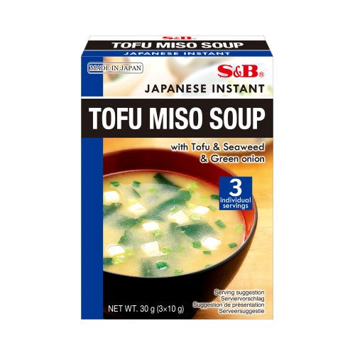 Soup Japanese Instant Tofu Miso S&B 30g