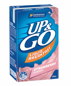 Up and Go Strawberry Flavoured Sanitarium 250g