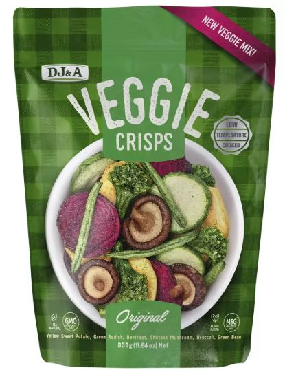 Chips Vege Crisps DJ & A 330g*