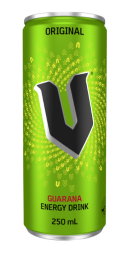 V Green Guarana Energy Drink 250ml