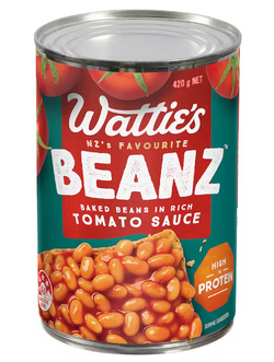 Beans Baked in tomato sauce Watties 420g