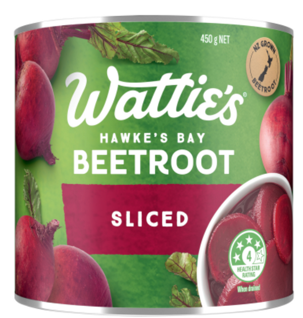 Beetroot Sliced Watties 450g