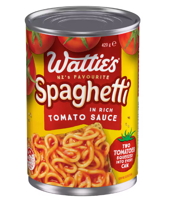 Spaghetti in tomato sauce Watties 420g