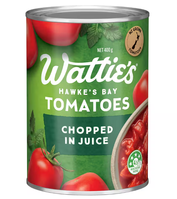 Tomatoes Chopped in Juice Watties 400g