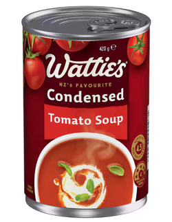 Soup Tomato Condensed Watties 420g