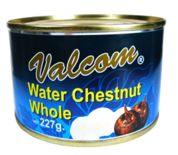 Water Chestnuts Whole Valcom 227g