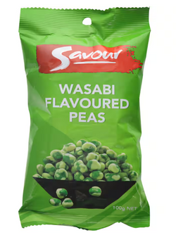 Peas Wasabi Flavoured Savour Snacks 100g