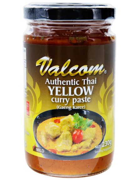 Paste Curry Yellow Valcom 230g