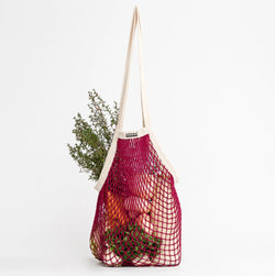 Bag String - Long Handle Rhubarb
