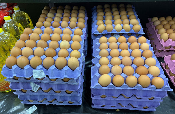 Eggs size 7 30 count each