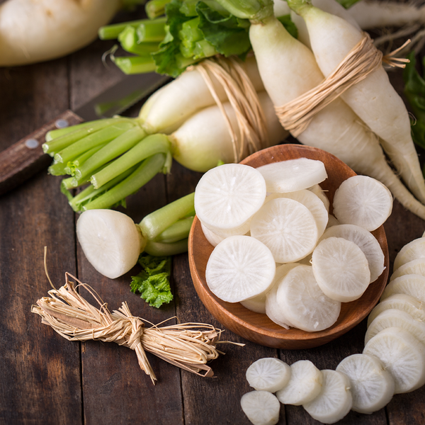 Chinese Vegetables White Turnip Daikon NZ Medium Size