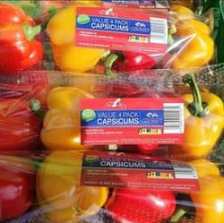 Capsicums Red, Green and Yellow 4pc NZ *