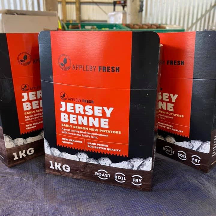Potatoes Oamaru Jersey Benne 1 kg box