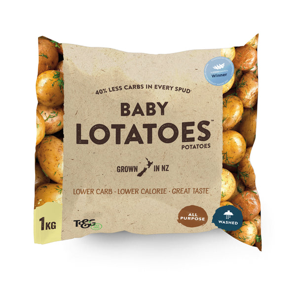 Potatoes Low Carb Baby Lotatoes 1kg 40% less carbs NZ